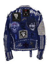 Customized Men's Multi - Studded Leather Punk Rock Jacket, Gothic Patchwork Fashion, Biker's Coat, Steampunk Fashion - Leather Admirer